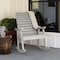 Highwood Usa Weatherly Rocking Chair Outdoor Furniture for Patio, Backyard, Garden AD-RKCH2-HGR - alternate 3